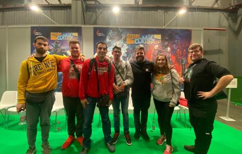 Parte del equipo de Inclusion Man en Madrid Cómic Pop Up 2022