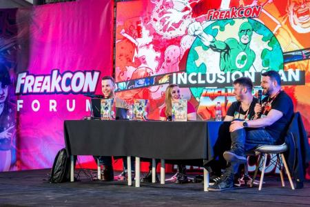 En Freakcon Málaga junto a Kike García de Fundación ONCE