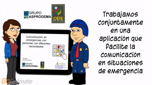 Trabajamos conjuntamente en un comunicadro en situaciones de emergencia