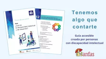 Guía en lectura fácil sobre discapacidad intelectual