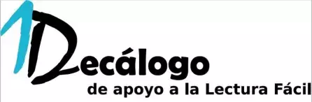 Logo del Decálogo de apoyo a la Lectura Fácil
