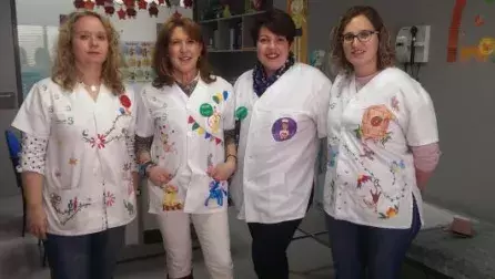 COLORES EN MI CENTRO DE SALUD (PEDIATRAS Y ENFERMERAS)