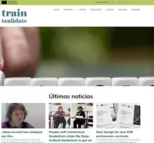 Portada de la web del proyecto Train2Validate