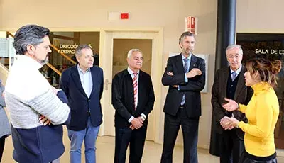Visita rector UBU a Aspanias
